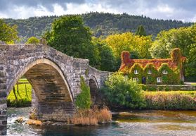 Rincon del pueblo en Gales