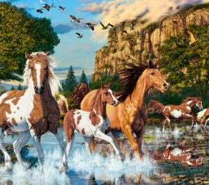 Mundo maravilloso de caballos