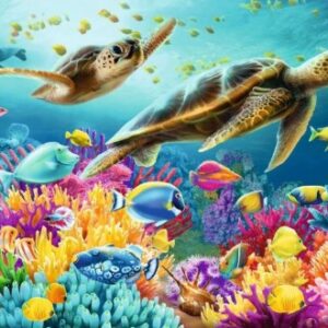 Mundo submarino azul