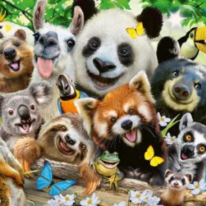 Selfie de vida silvestre